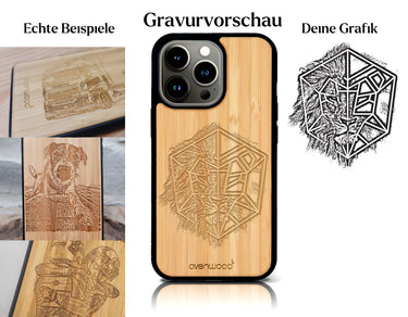 INDIVIDUELL iPhone 13 Pro Bambus-Kunststoff